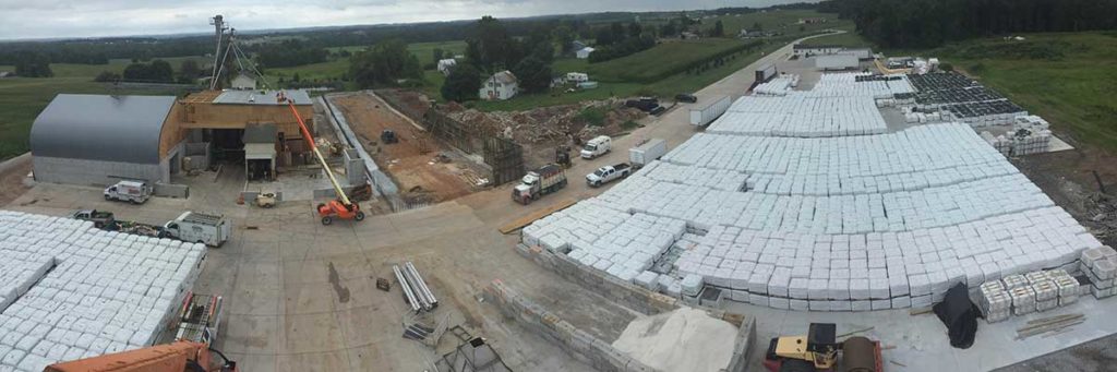 aerial plant construction